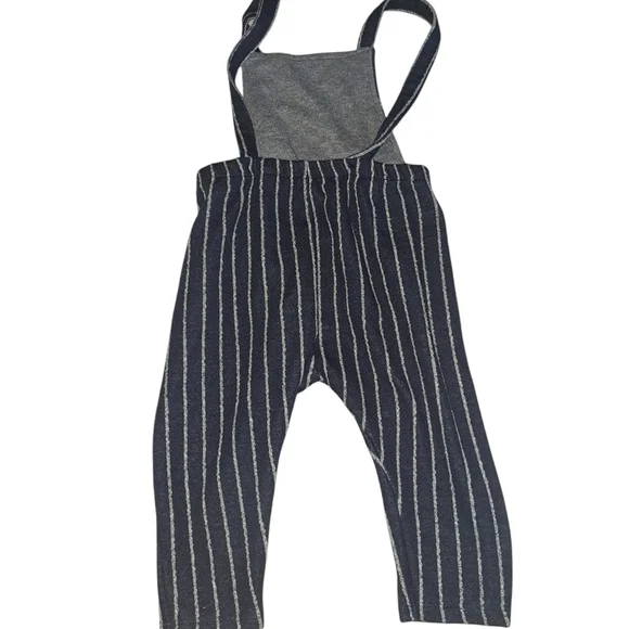 Zara Kids Gray and Navy Striped Matching Set - Picture 5 of 6